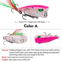 Creative Colorful Plastic Feather Bionic Lure