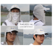 Mens Visor UV Protection Cycling 360 Degree Cape Sunscreen Hat for Outdoor Activities