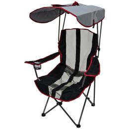 Original Canopy Chair - Foldable Chair for Camping;  Tailgates;  and Outdoor Events - Black Stripe