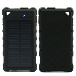 10000mAh Portable Fast Charging Power Bank Solar Charging with Flashlight For iPhone Xiaomi Android