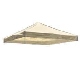 10X10ft EZ Pop Up Canopy Replacement Top/Beige