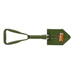 Trifold Military Style Survival Camp Shovel with Custom Carrying Pouch - Valley Tools - GTFS-001
