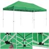 10X20ft EZ Pop Up Canopy Folding Gazebo/Green