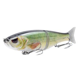 S-style Swimming Soft Tail Two-section Lure