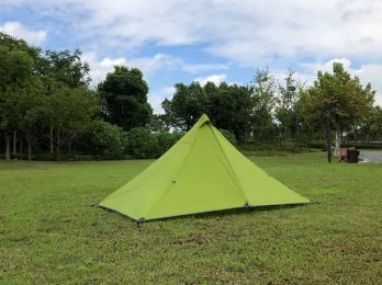 Ultra-Light 1-2 People Outdoor  Camping Tent (Color: Green)