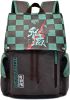 Afoxsos Japanese Anime Backpacks - Unisex Canvas Shoulder Bag for School and Office (10.6"x4.7"x16.5", Multicolors)