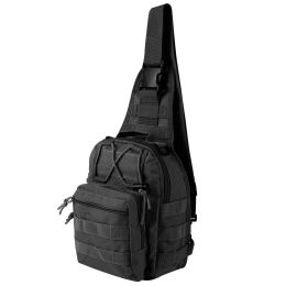 Men Outdoor Tactical Backpack (Color: Black)