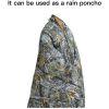 Kylebooker Camo Woobie Blanket Waterproof Poncho Liner for Outdoor Camping;  Hiking;  Hunting;  Survival;  Backpacking;  Picnicking