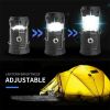 2 in 1 Ultra Bright Portable LED Flashlights Camping Lantern 2 Way Rechargeable