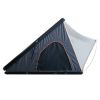 Trustmade Luxurious Triangle Aluminium Black Hard Shell Grey Rooftop Tent for Camping