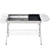 Foldable Stainless Steel Charcoal Barbecue Grill